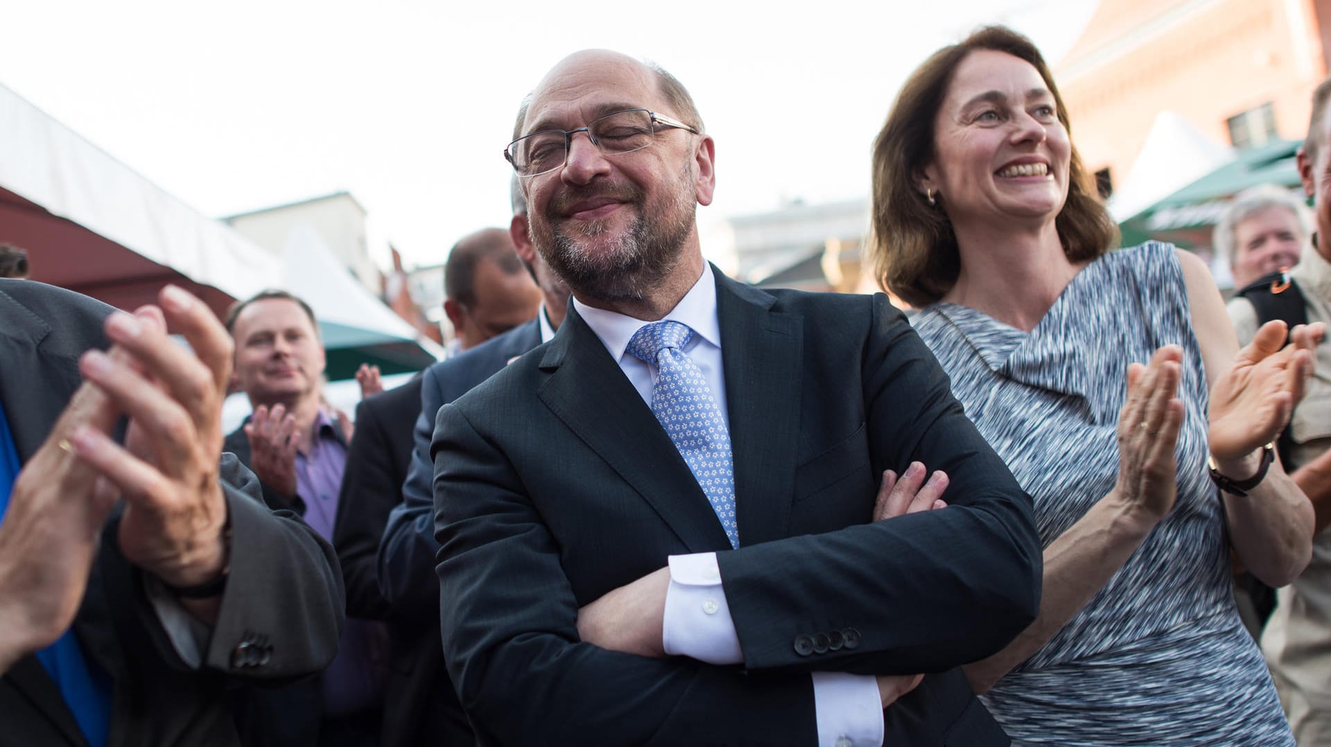 SPD-Kanzlerkandidat Martin Schulz beim Fest der Partei-Zeitschrift "Vorwärts".