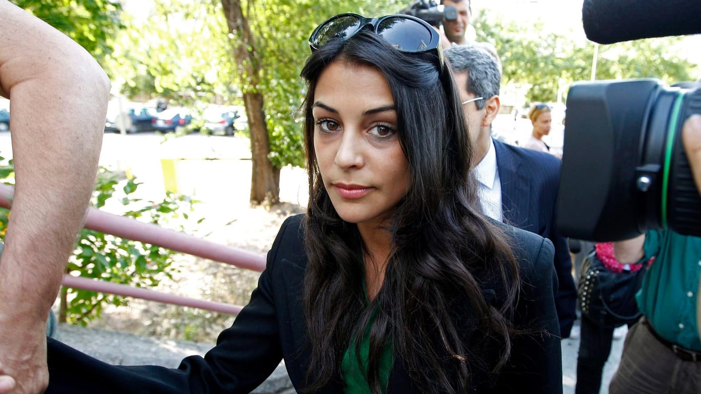 Die spanische Schauspielerin Sara Casasnovas während der Gerichtsverhandlung im Jahr 2010.