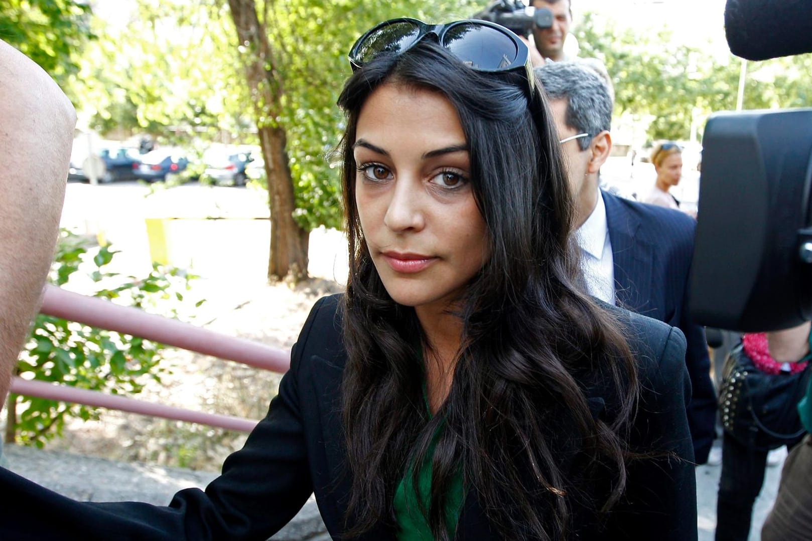 Die spanische Schauspielerin Sara Casasnovas während der Gerichtsverhandlung im Jahr 2010.