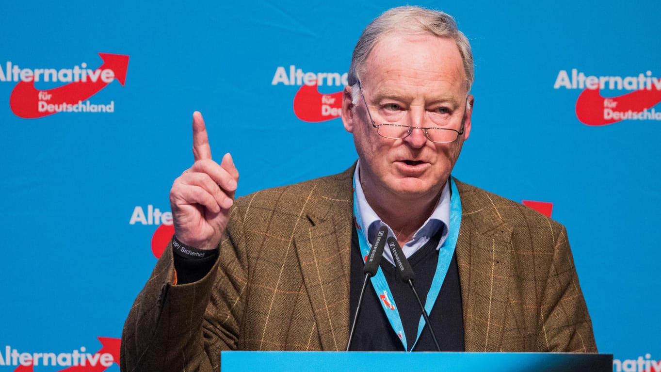 Alexander Gauland, AfD-Fraktionsvorsitzender im Landtag von Brandenburg.