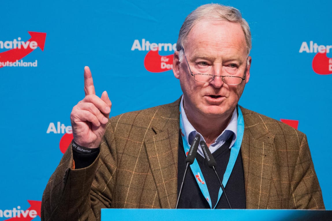 Alexander Gauland, AfD-Fraktionsvorsitzender im Landtag von Brandenburg.