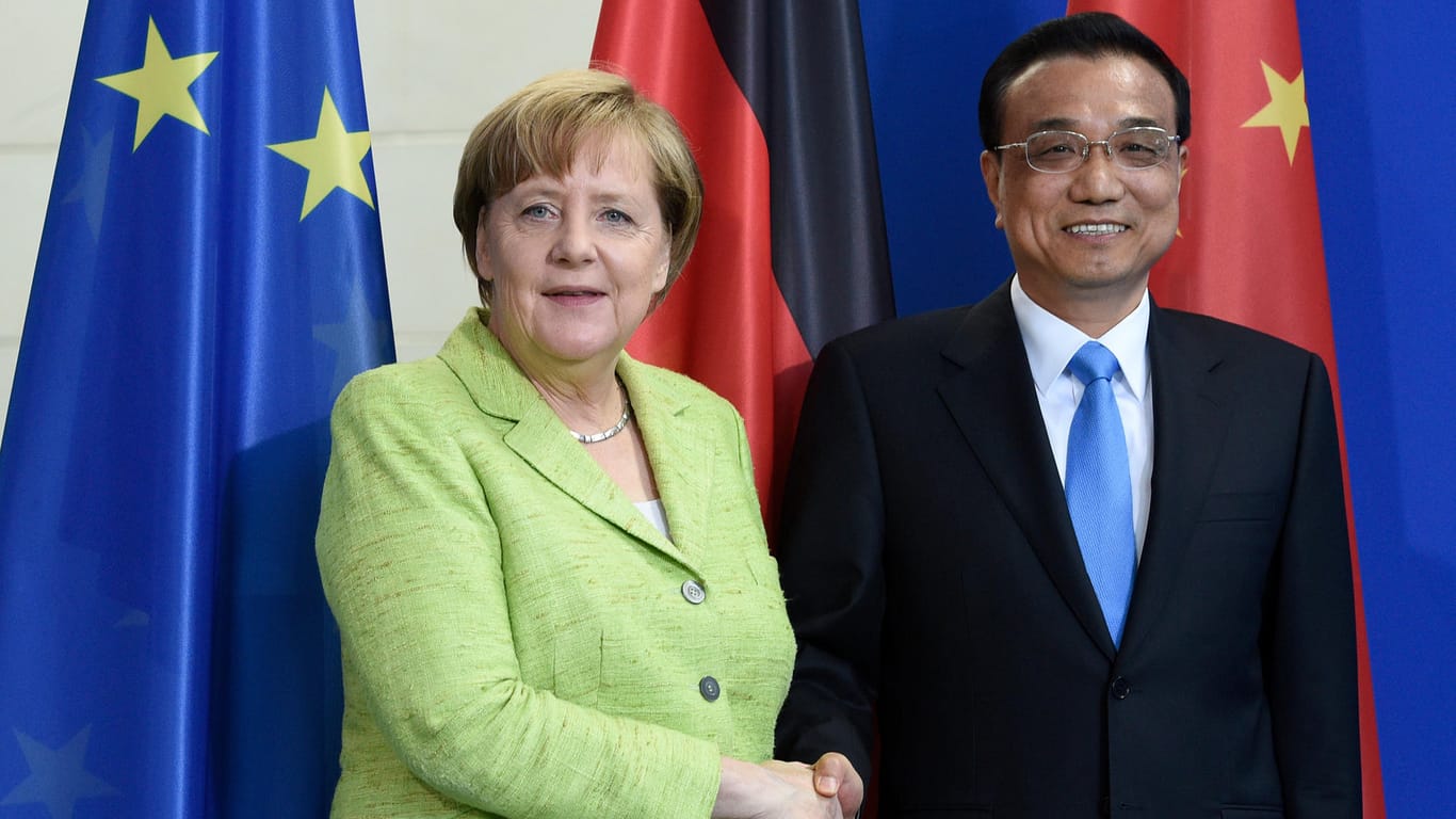 Angela Merkel und Chinas Ministerpräsident Li Keqiang vereinbarten eine enge Zusammenarbeit.