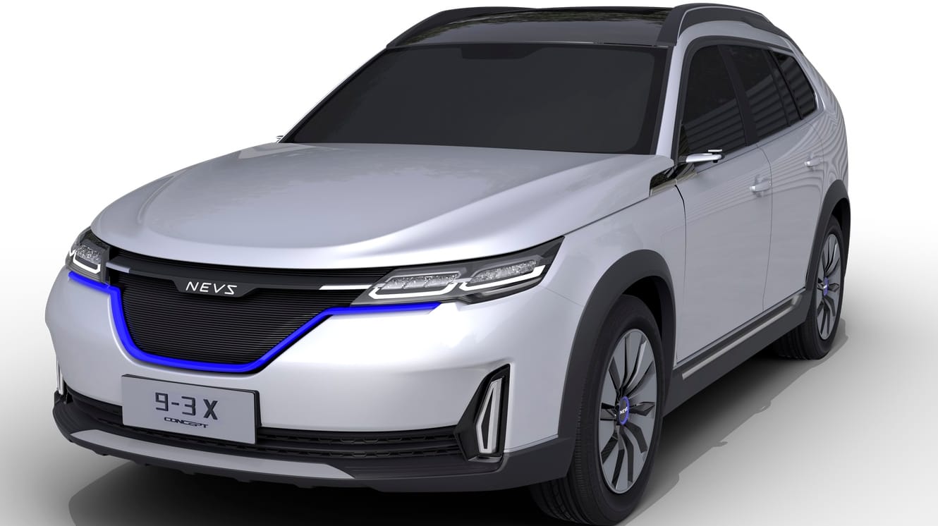 Nevs legt den alten Saab 9-3 als Elektroauto wieder auf. Nevs legt den alten Saab 9-3 als Elektroauto wieder auf.