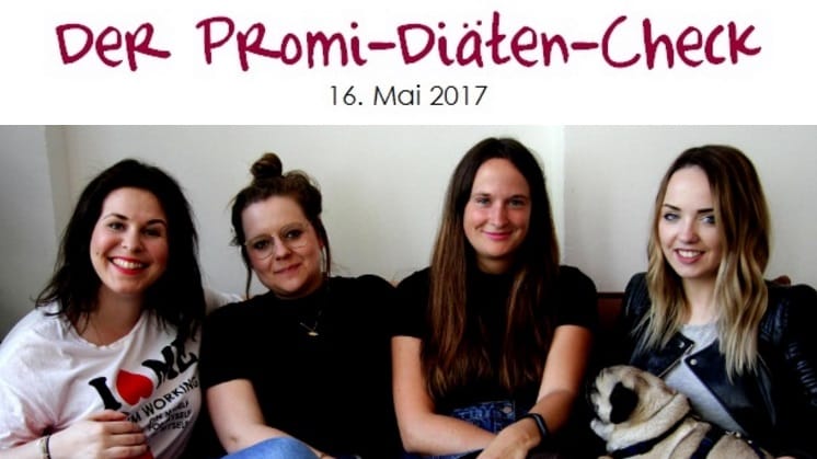Angy, Maria, Janna und Ricarda starten den Promi-Diäten-Test – Mopsdame Holly darf weiter futtern.