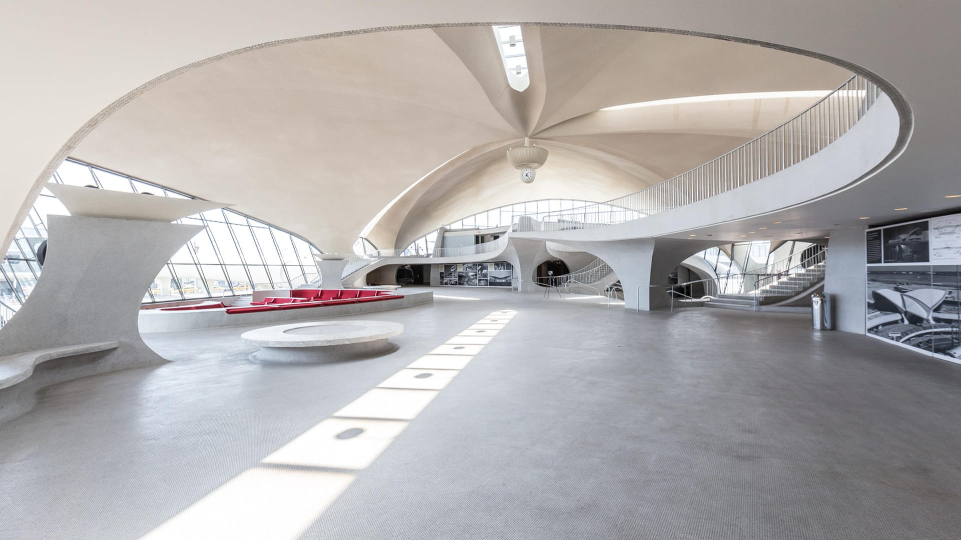 Das TWA-Terminal hat keine geraden Linien – das machte den Bau so außergewöhnlich.