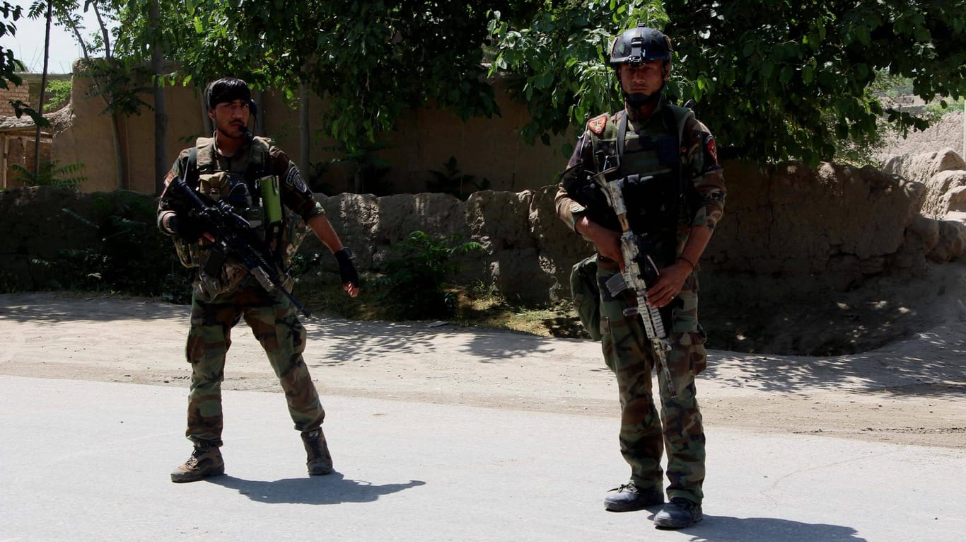 Afghanische Sicherheitskräfte.