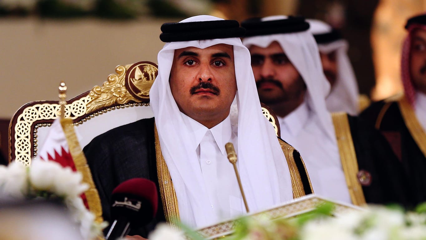 Bahrain, Ägypten, Saudi-Arabien und die Vereinigten Arabischen Emirate werfen Katars Staatsoberhaupt Emir Sheikh Tamim bin Hamad Al-Thani vor, Terrorismus zu unterstützen.
