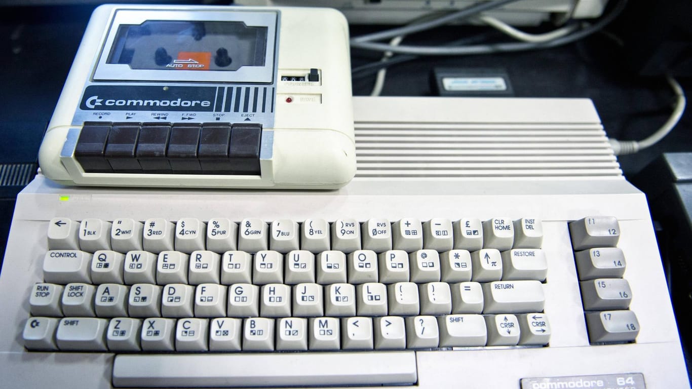 Der C64 mit Datasette war für viele der erste Computer