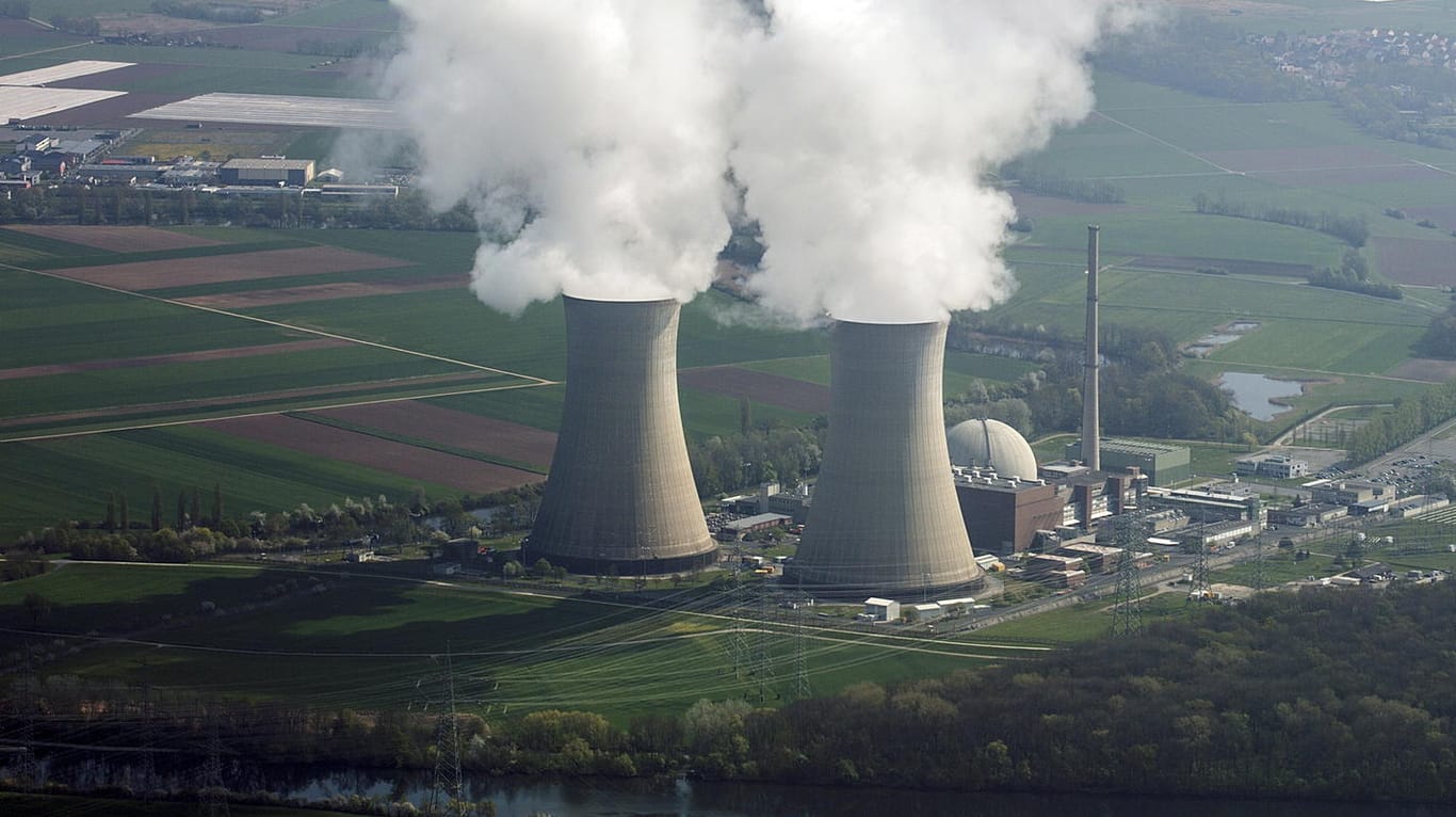 Das Atomkraftwerk Grafenrheinfeld in Bayern.