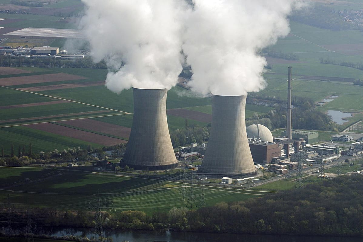 Das Atomkraftwerk Grafenrheinfeld in Bayern.