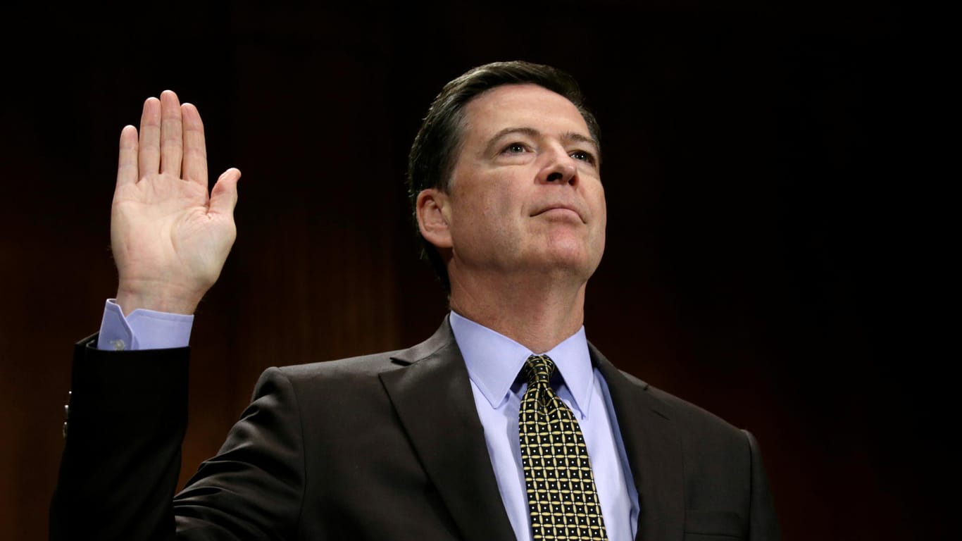 Ex-FBI-Direktor James Comey wird am Donnerstag im US-Senat angehört.