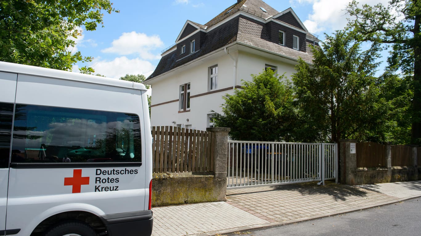 In dieser Beratungsstelle des Deutschen Roten Kreuzes in Saarbrücken ist der DRK-Mitarbeiter erstochen worden.