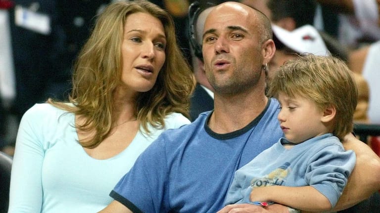 Steffi Graf und Andre Agassi bekamen 2001 ihren Sohn.