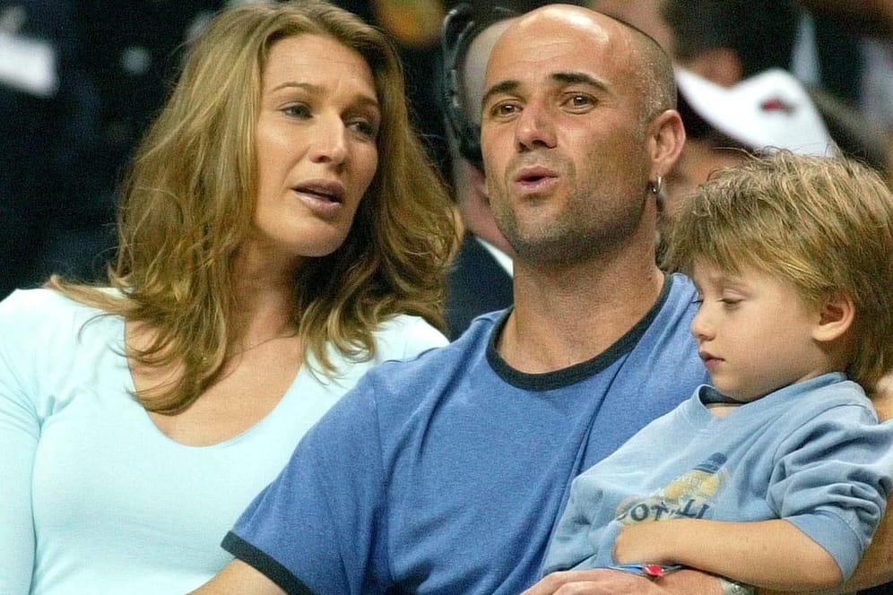 Steffi Graf und Andre Agassi bekamen 2001 ihren Sohn.