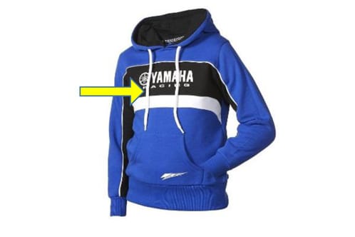 Yamaha Motor ruft Hoodies für Kinder zurück.