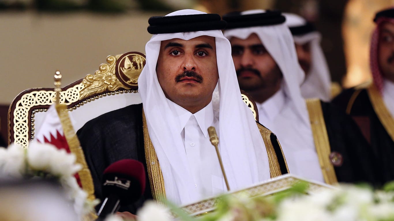 Katars Emir Scheich Tamim bin Hamad Al-Thani sieht sich mit der Isolation seines Landes konfrontiert. (Archiv)