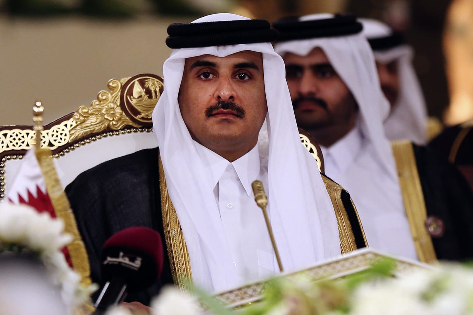 Katars Emir Scheich Tamim bin Hamad Al-Thani sieht sich mit der Isolation seines Landes konfrontiert. (Archiv)