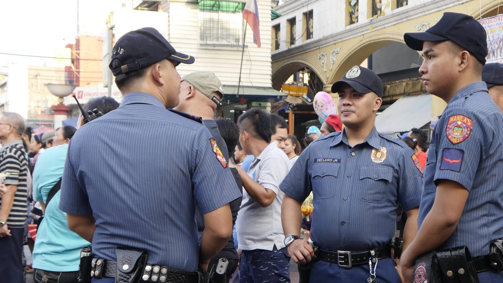 Polizisten auf den Philippinen. (Symbolbild)