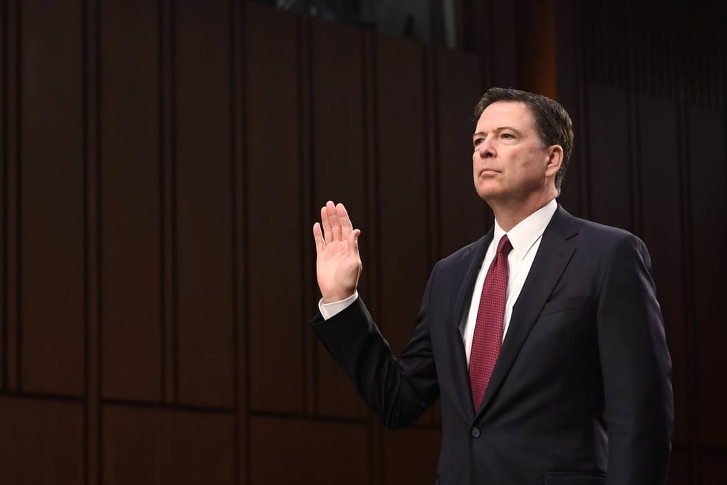 Ex-FBI-Direktor James Comey brachte US-Präsident Donald Trump im Senatsausschuss schwer in Bedrängnis.