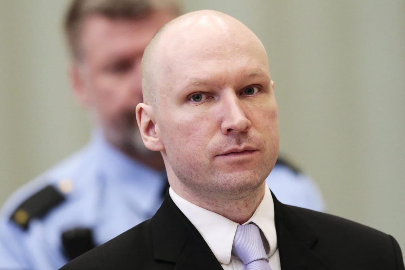 Anders Behring Breivik im Jahr 2016 vor Gericht.