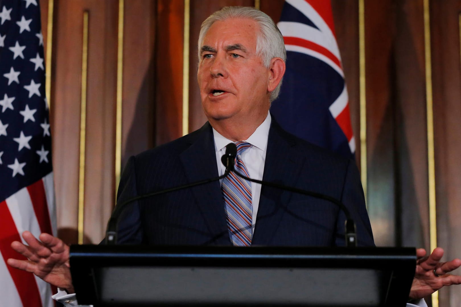 US-Außenminister Rex Tillerson fordert eine Lockerung der Blockade Katars.