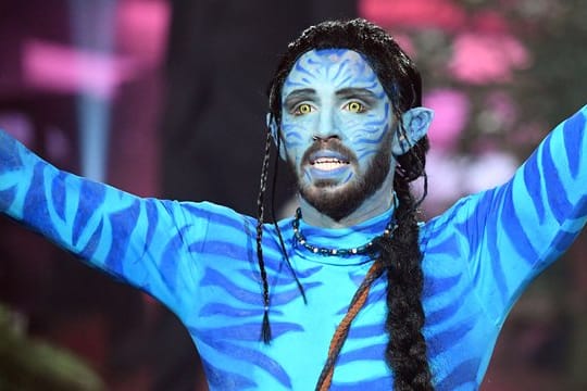 Beim Freestyle als Avatar: Gil Ofarim.