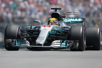 Lewis Hamilton während des Qualifyings in Montreal.