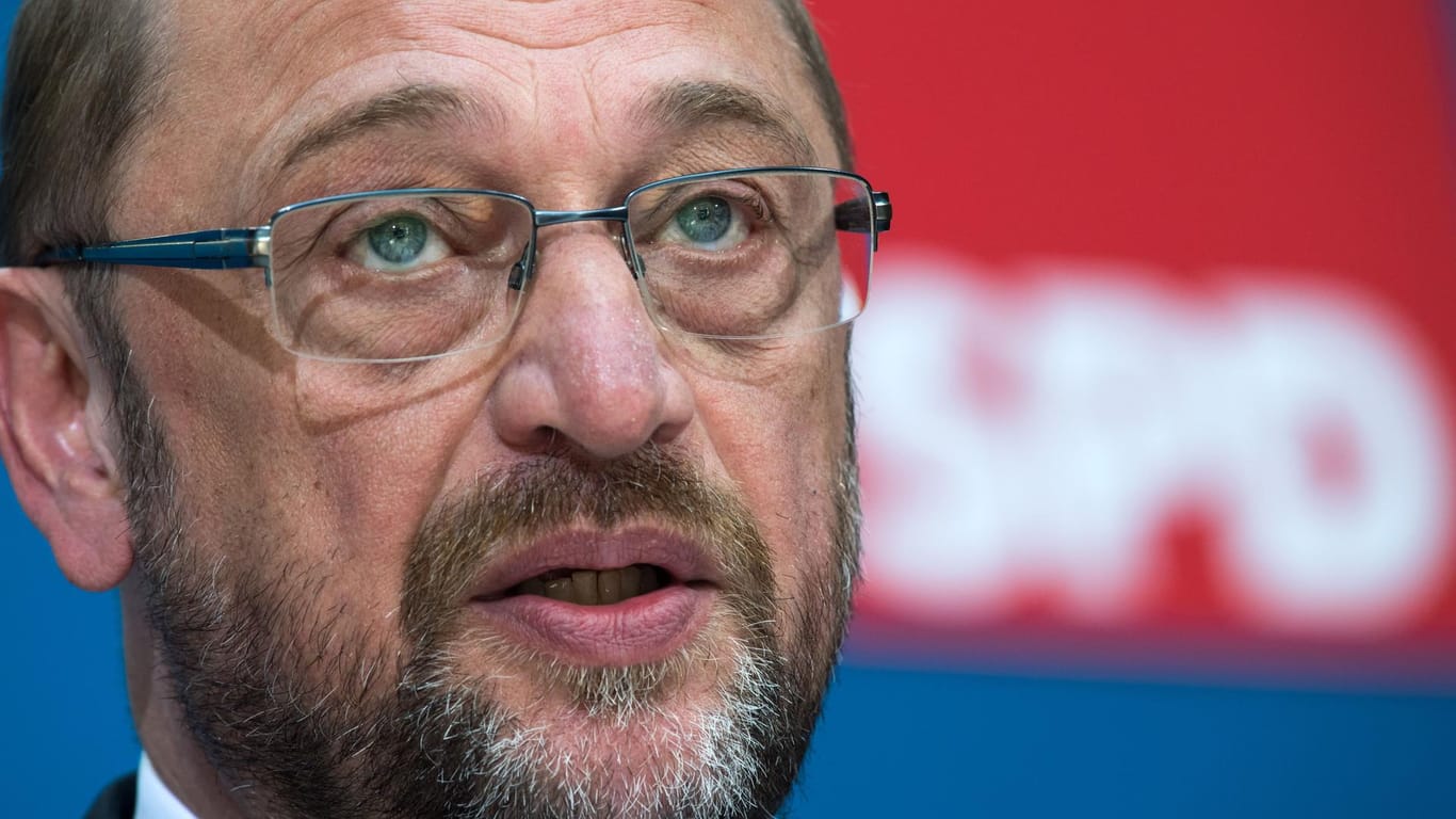 Kann mit den SPD-Umfragewerten nicht zufrieden sein: Martin Schulz.