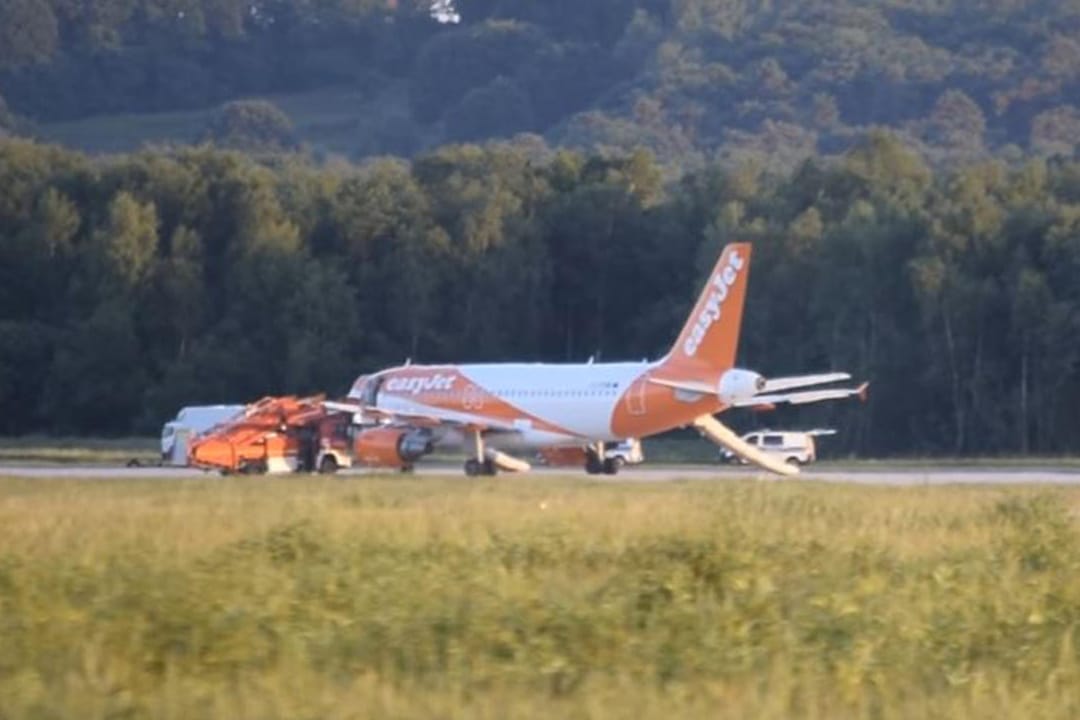 Bombenalarm im Flugzeug von easyjet