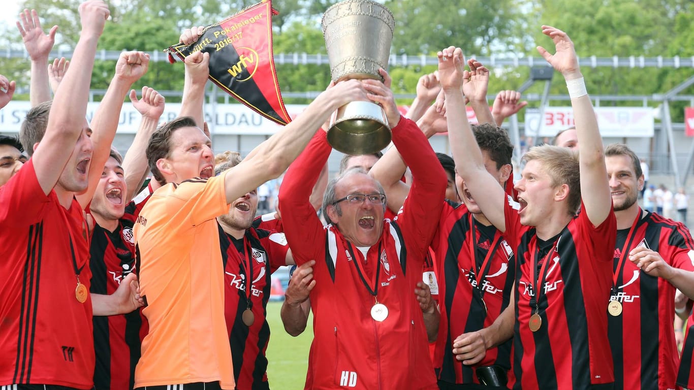 Am 25. Mai gewann Dorfmerkingen durch ein 3:1 gegen die favorisierten Stuttgarter Kickers den WFV-Pokal. Nun ist die Trophäe verschwunden.