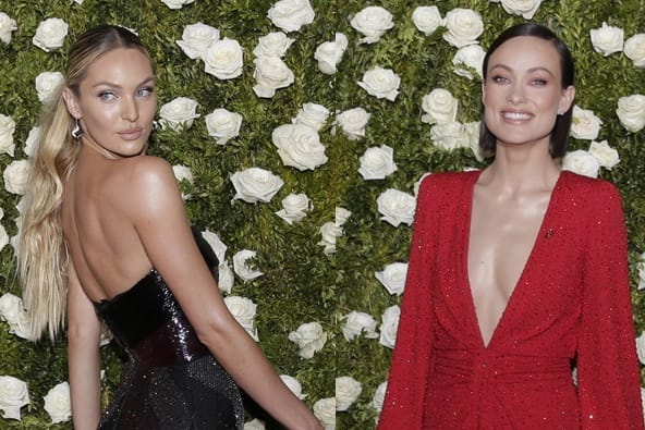 Candice Swanepoel und Olive Wilde waren die Hingucker des Abends.