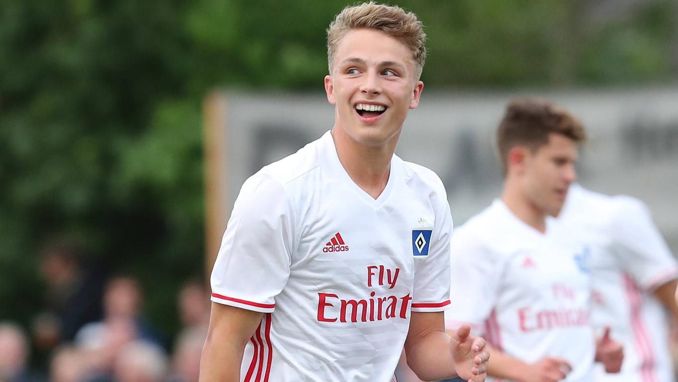 Umworben: HSV-Talent Fiete Arp.