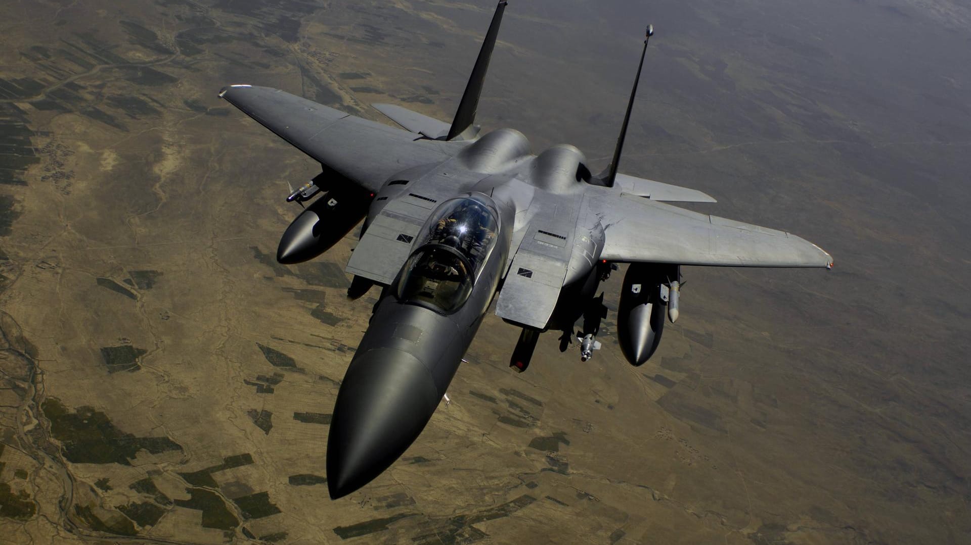 Ein F-15-Kampfjet der US-Airforce.
