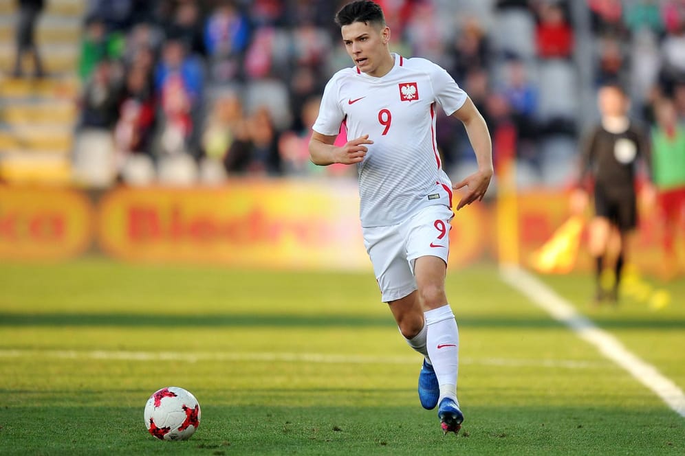Mariusz Stepinski will Polen zum Sieg im Spiel gegen die Slowakei schießen.