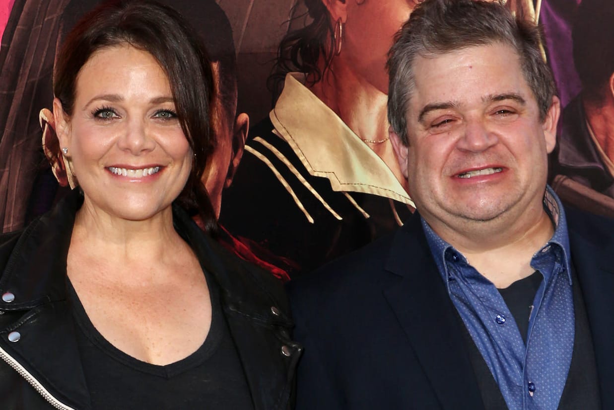 Meredith Salenger und Patton Oswalt und kamen gemeinsam auf den roten Teppich.