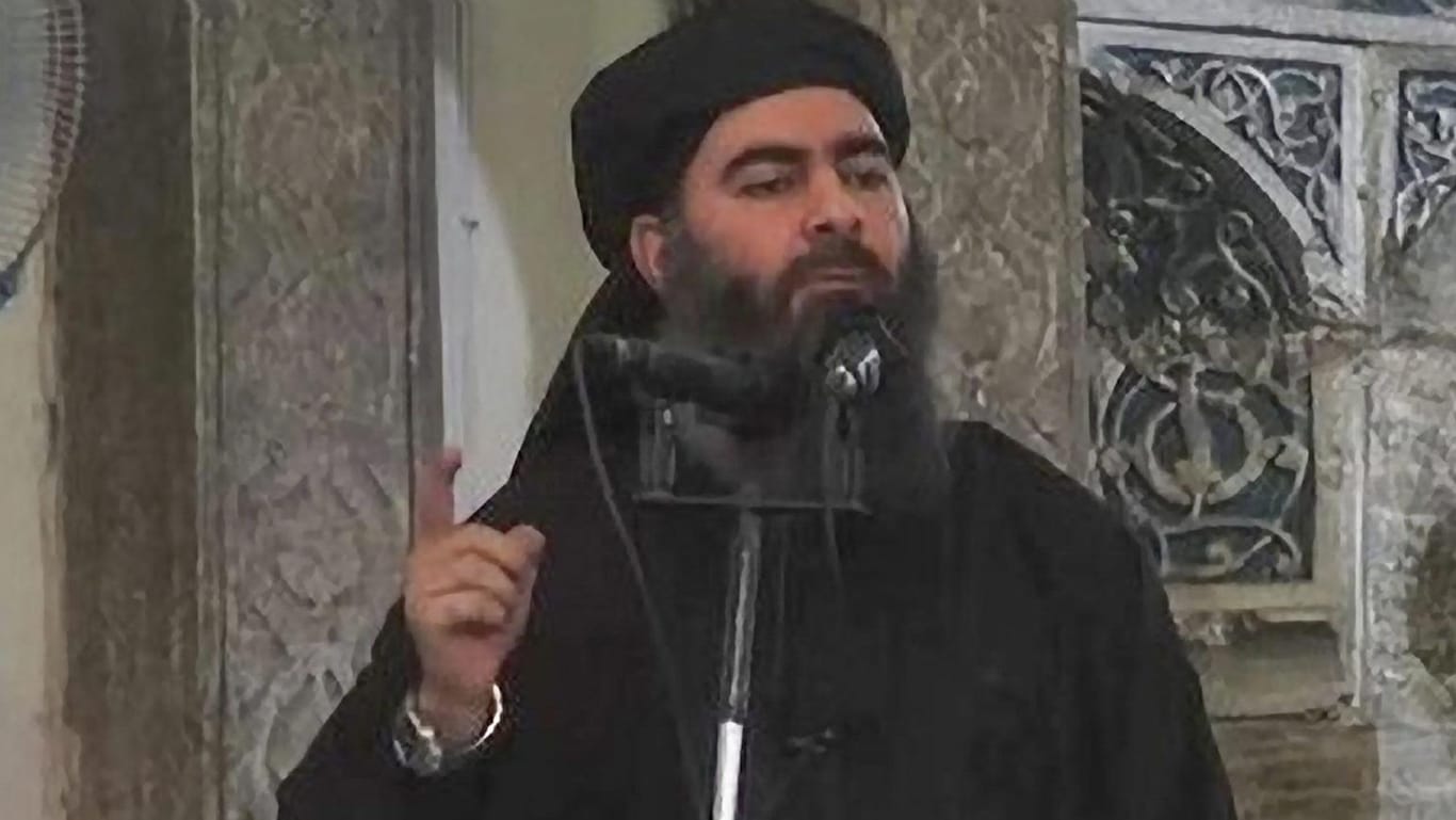Abu Bakr al-Bagdadi 2014 in Mossul.