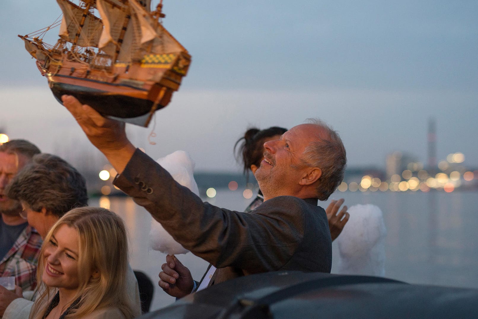 Kein Kind von Traurigkeit: Kommissar Borowski (Axel Milberg) bei der "Kieler Woche".