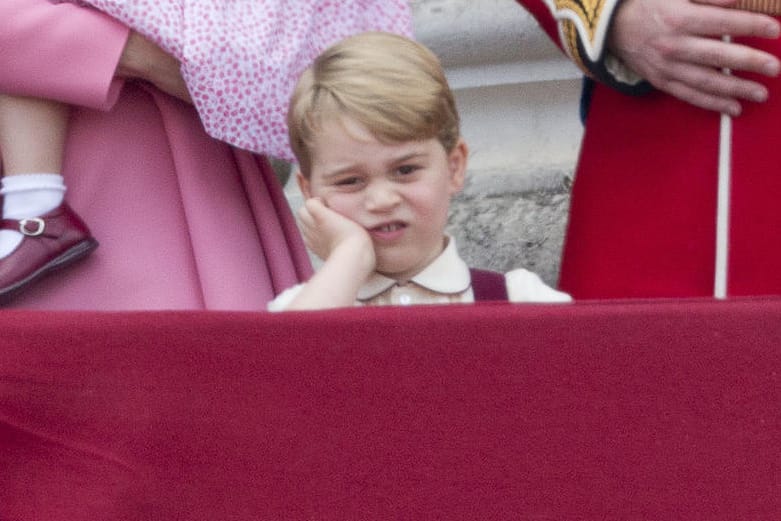 Prinz George hat keine Lust auf die "Trooping the Colour"-Feierlichkeiten.