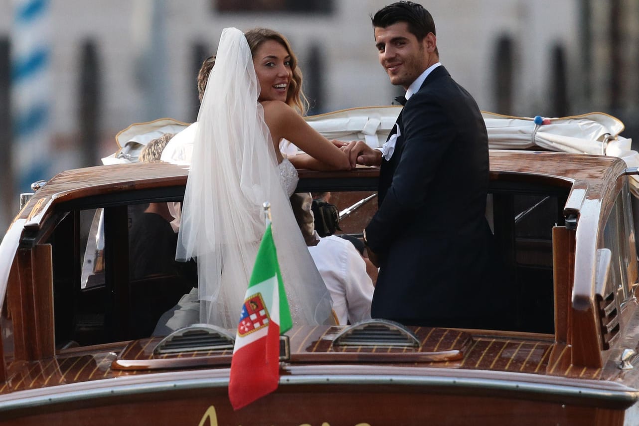 Alvaro Morata und Alice Campello sind jetzt Mann und Frau.