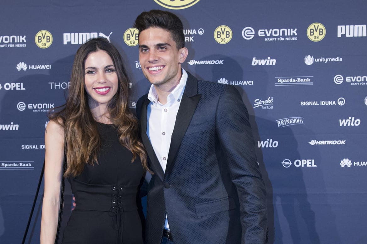 Melissa Jimenez und Marc Bartra schipperten am Wochenende in den Hafen der Ehe.