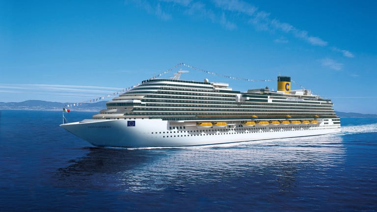 Die "Costa Diadema" gehört mit 306 Metern Länge zu den größten Schiffen der Flotte.