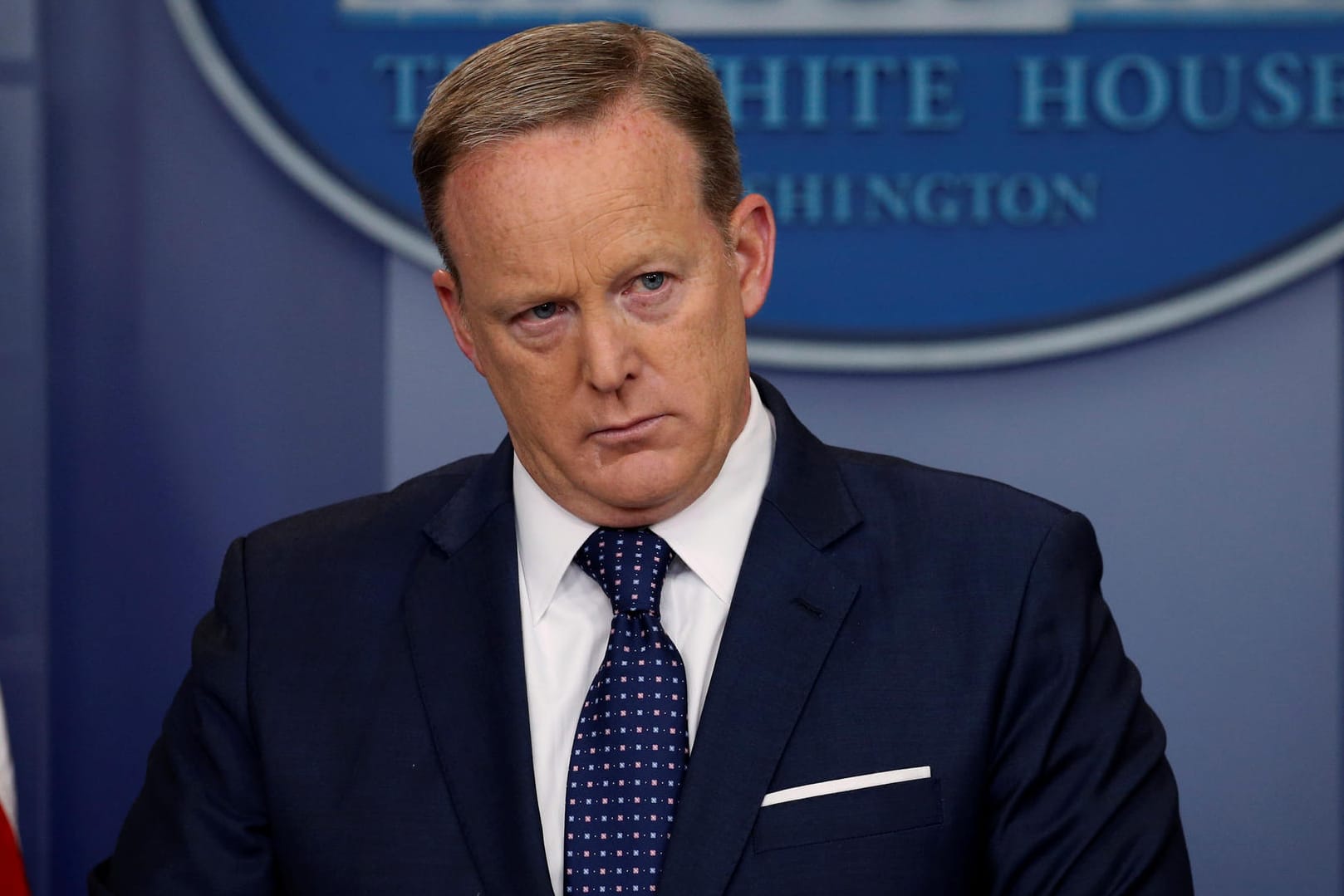 Sean Spicer soll in Zukunft keine Pressekonferenzen mehr im Weißen Haus führen.