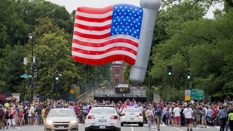 Stars and Stripes: Am 4. Juli wird in den USA traditionell der Unabhängigkeitstag gefeiert.