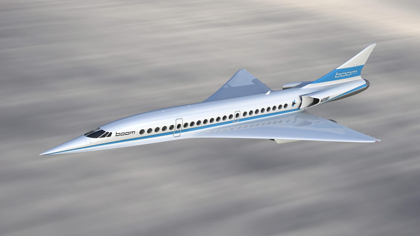 Das Überschallflugzeug "Boom" soll 2023 auf den Markt kommen.