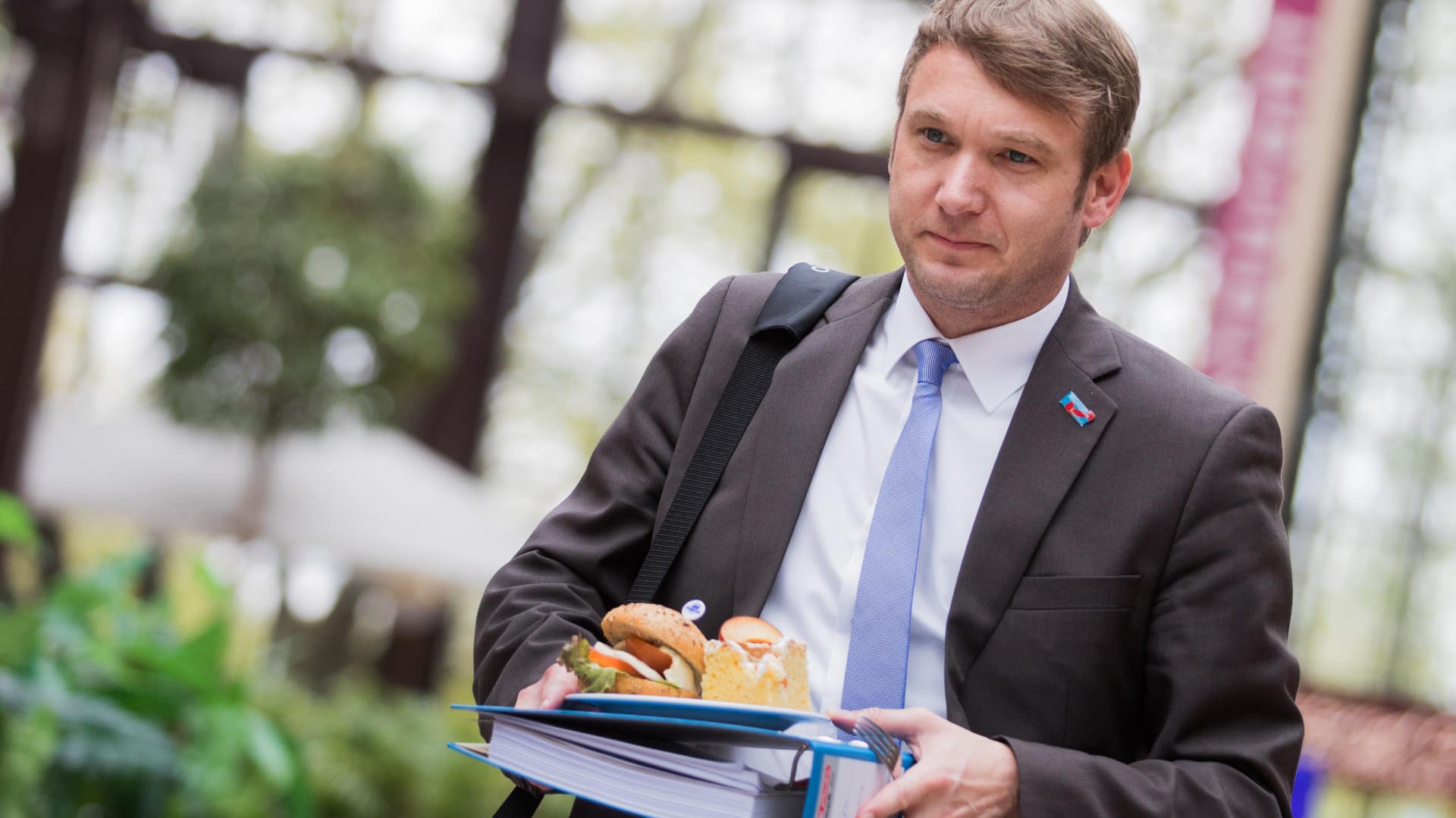 André Poggenburg, Fraktionsvorsitzender der AfD Sachsen-Anhalt und Bundesvorstandsmitglied.