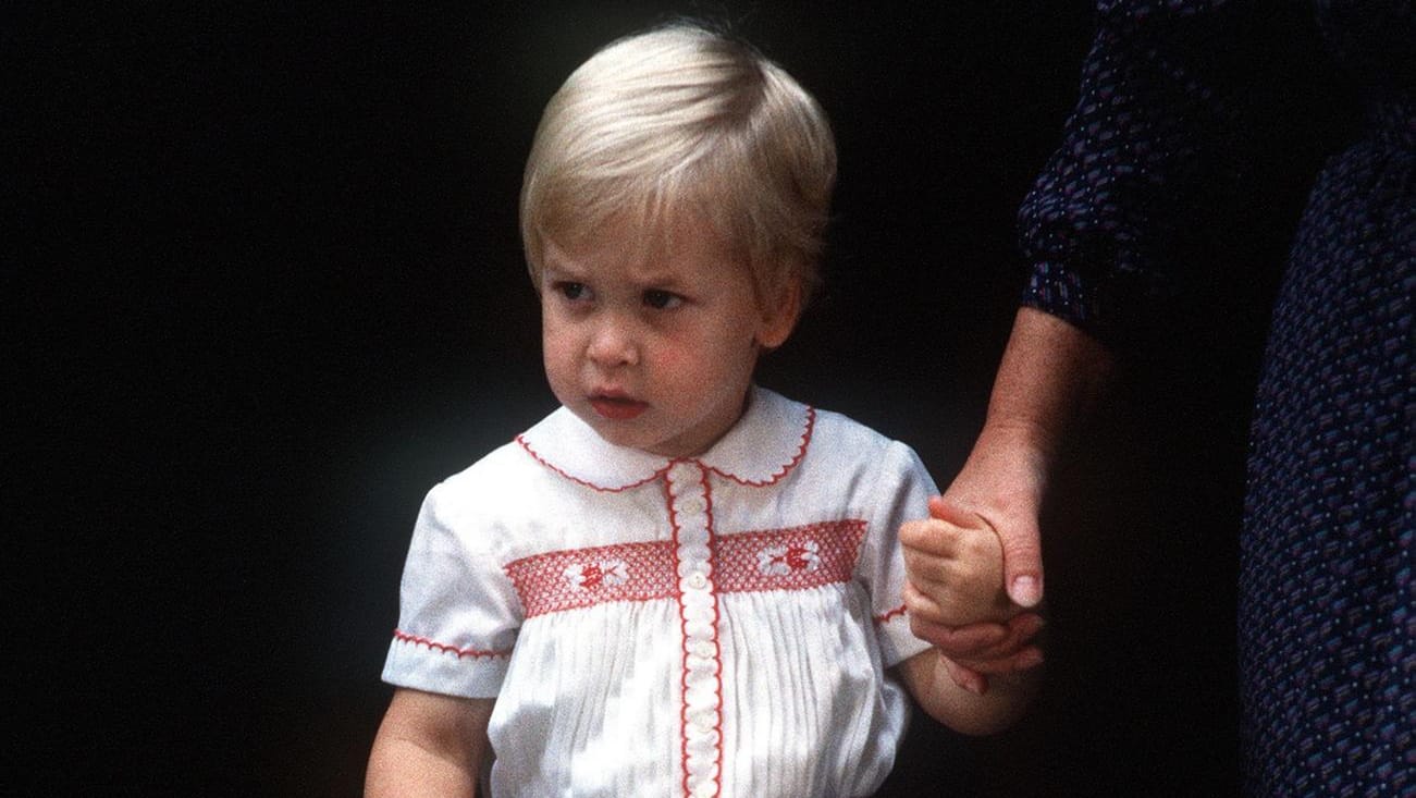 Prinz William im Jahr 1984.