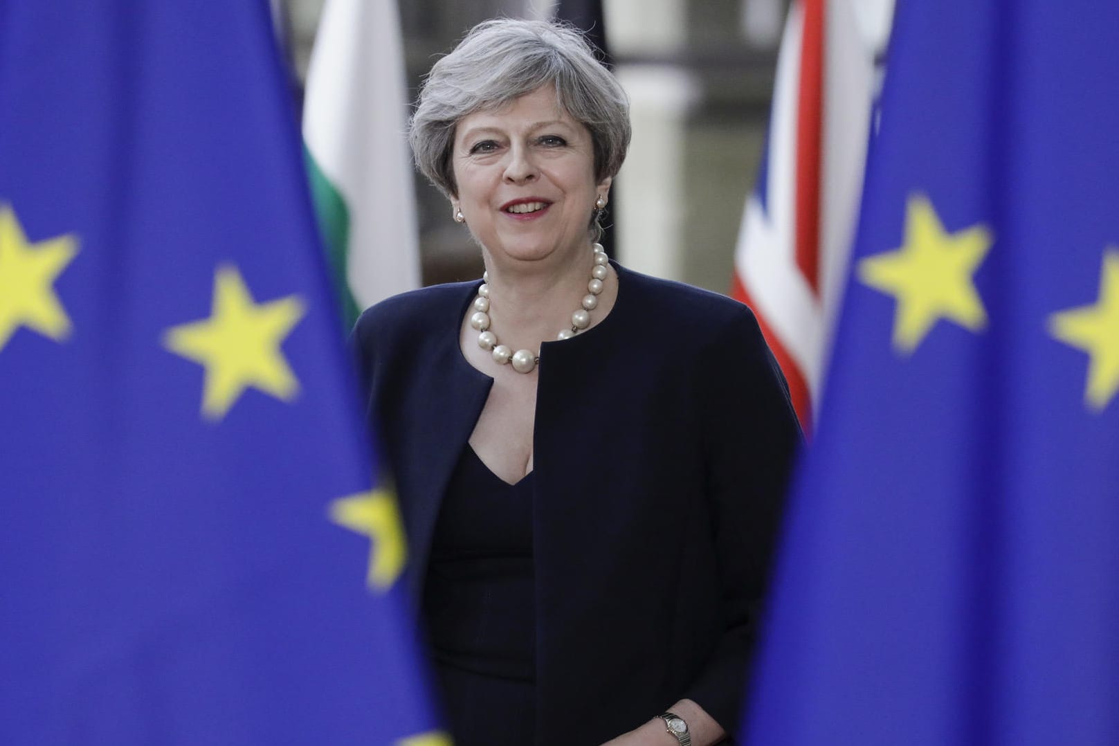 Die britische Premierministerin Theresa May beim EU-Gipfel.