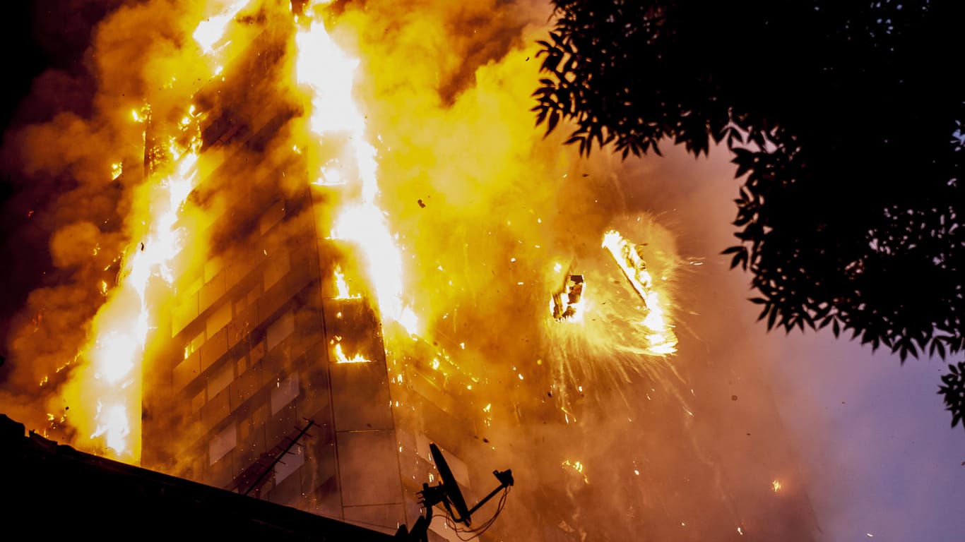 Dem Großbrand im Londoner Grenfell Tower fielen 79 Menschen zum Opfer.