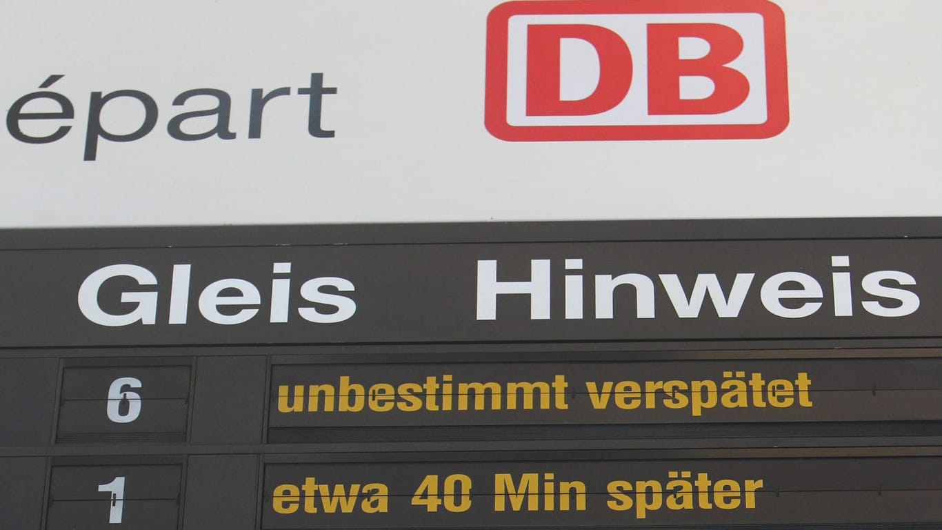 Verspätungen bei der Deutschen Bahn
