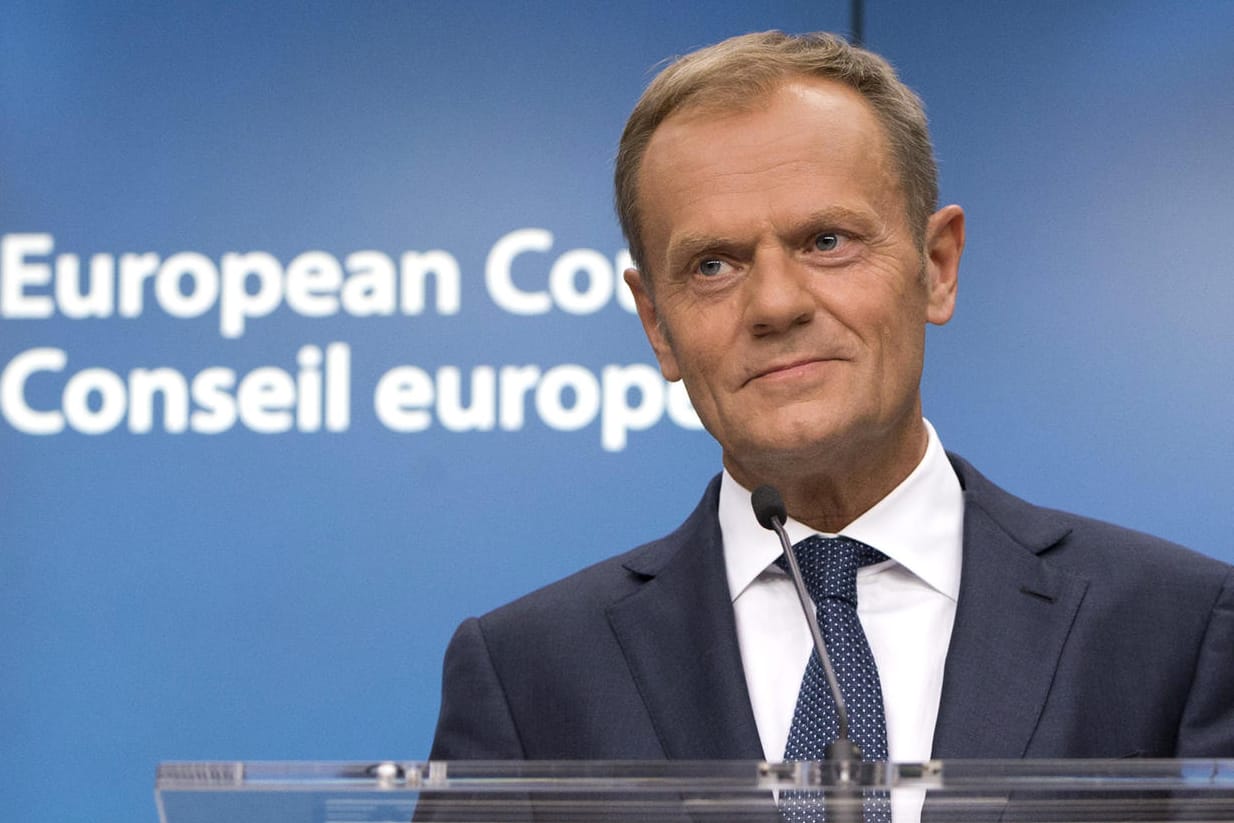 Donald Tusk beim EU-Gipfel in Brüssel.